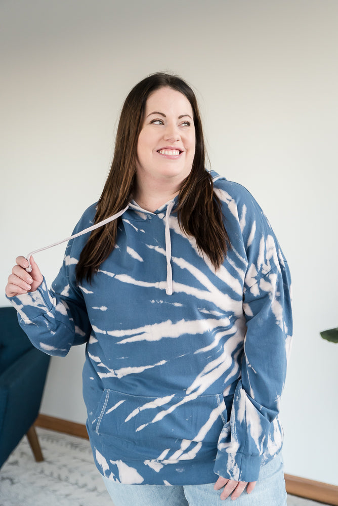 Precious Denim Hoodie-Sew in Love-Timber Brooke Boutique, Online Women's Fashion Boutique in Amarillo, Texas