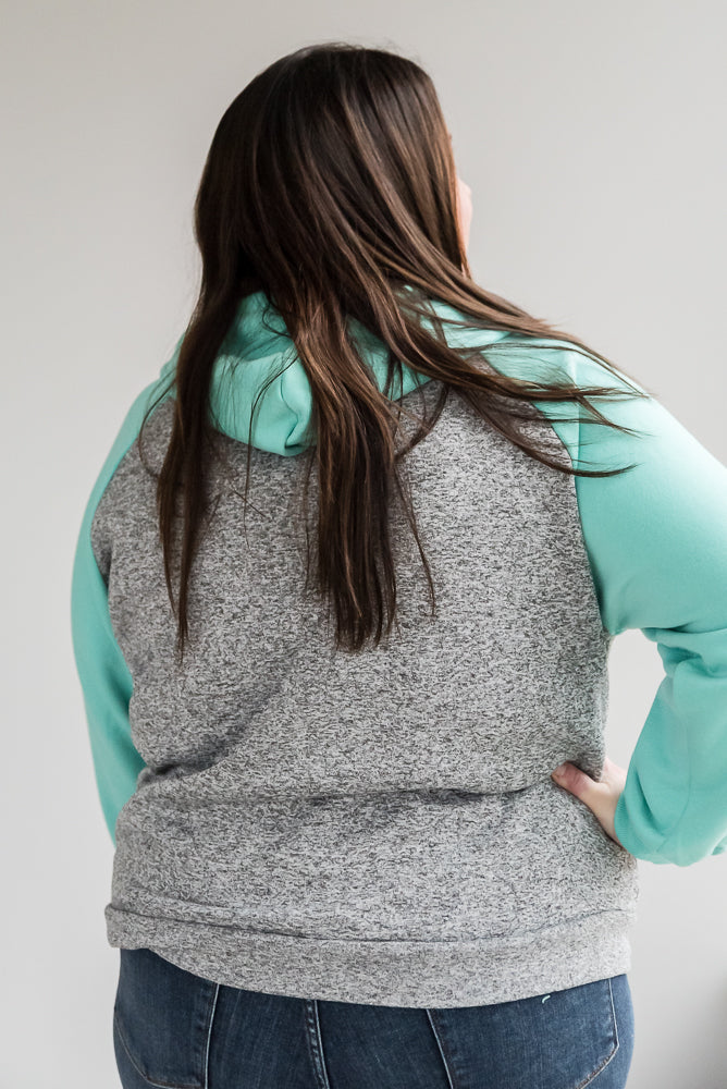 How It's Mint to Be Zip Hoodie-Zenana-Timber Brooke Boutique, Online Women's Fashion Boutique in Amarillo, Texas