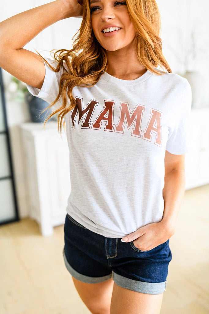 Mama Graphic Tee-Womens-Timber Brooke Boutique, Online Women's Fashion Boutique in Amarillo, Texas