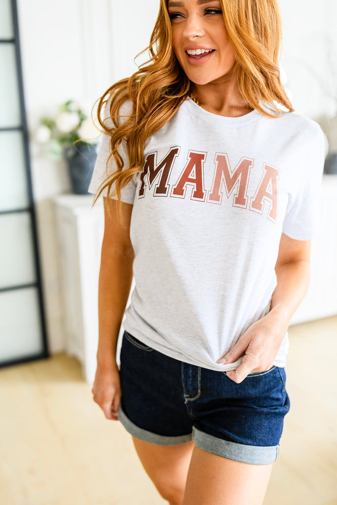 Mama Graphic Tee-Womens-Timber Brooke Boutique, Online Women's Fashion Boutique in Amarillo, Texas