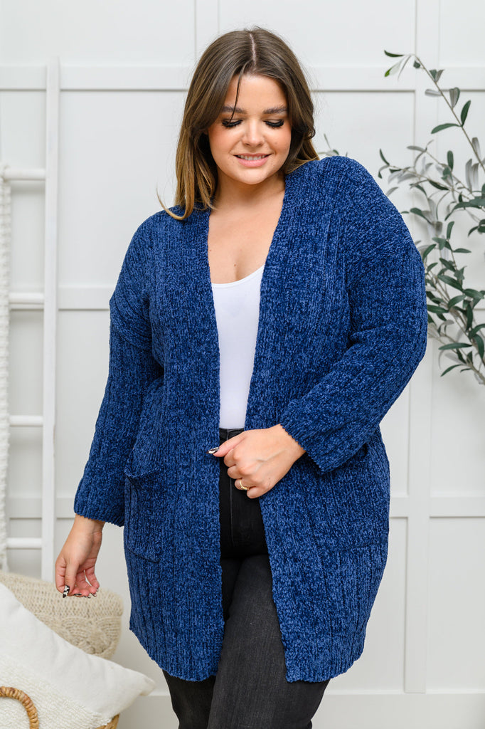 Doorbuster: Mountain Mornings Cardigan In Navy-Womens-Timber Brooke Boutique, Online Women's Fashion Boutique in Amarillo, Texas