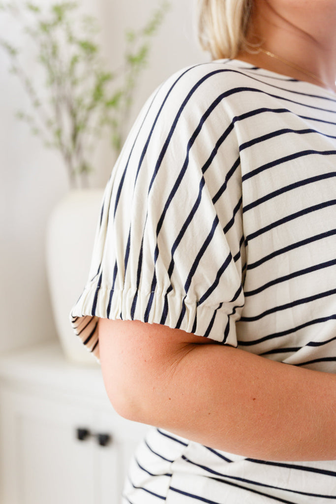 Much Ado About Nothing Striped Top-Womens-Timber Brooke Boutique, Online Women's Fashion Boutique in Amarillo, Texas