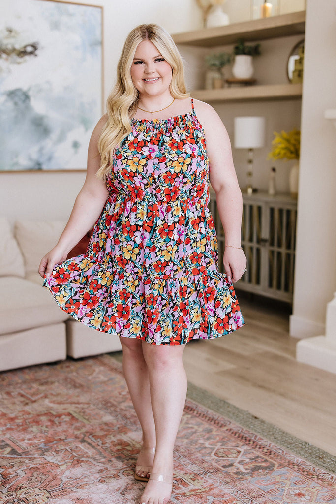 My Side of the Story Floral Dress-Womens-Timber Brooke Boutique, Online Women's Fashion Boutique in Amarillo, Texas