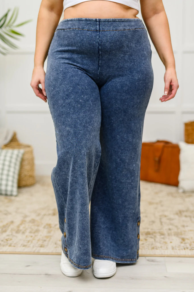 Park City Button Flare Pants-Womens-Timber Brooke Boutique, Online Women's Fashion Boutique in Amarillo, Texas
