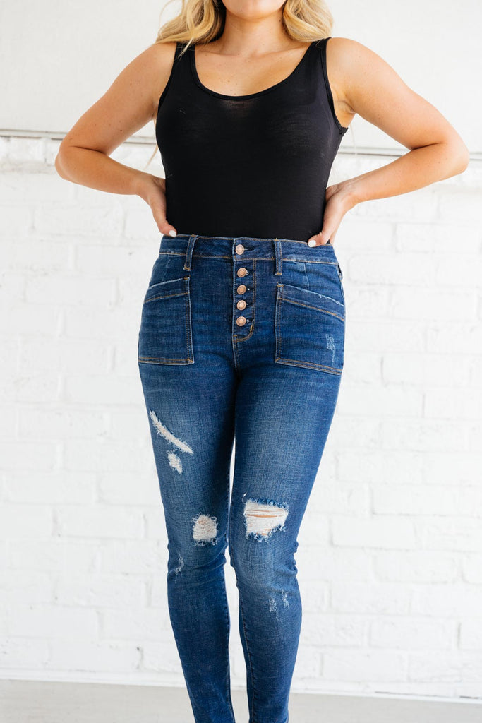 Patch Of Cargo Skinnies-Womens-Timber Brooke Boutique, Online Women's Fashion Boutique in Amarillo, Texas