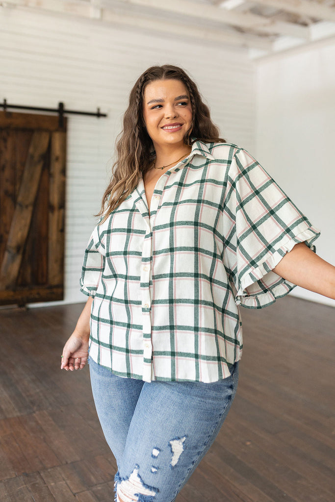 Perfect Picnic Plaid Top-Womens-Timber Brooke Boutique, Online Women's Fashion Boutique in Amarillo, Texas