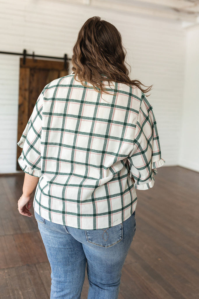 Perfect Picnic Plaid Top-Womens-Timber Brooke Boutique, Online Women's Fashion Boutique in Amarillo, Texas