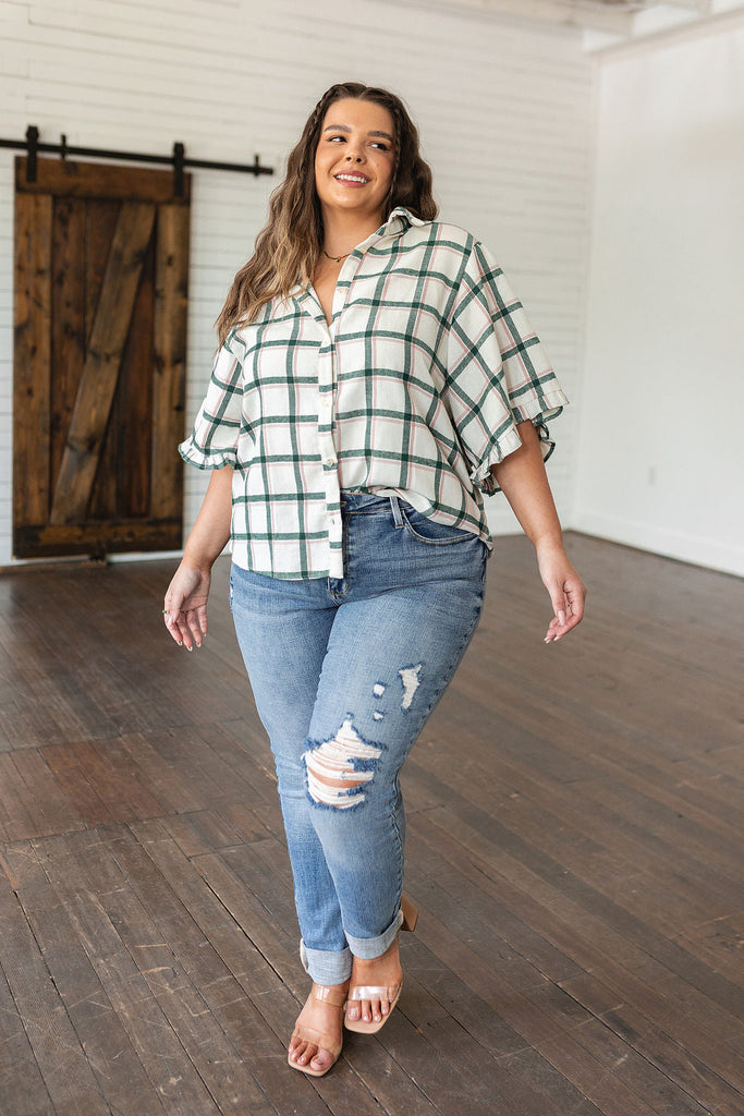 Perfect Picnic Plaid Top-Womens-Timber Brooke Boutique, Online Women's Fashion Boutique in Amarillo, Texas