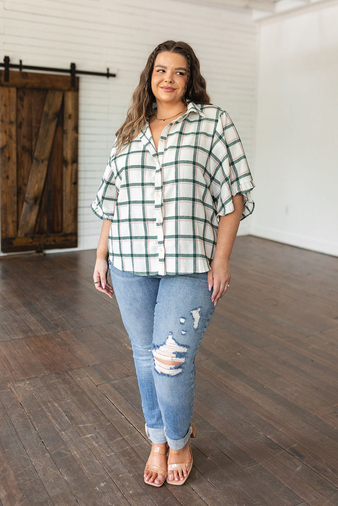 Perfect Picnic Plaid Top-Womens-Timber Brooke Boutique, Online Women's Fashion Boutique in Amarillo, Texas