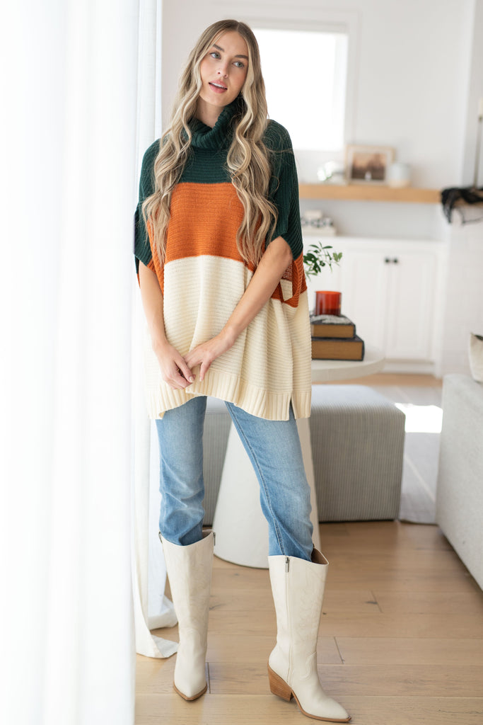 Perfectly Prompted Turtleneck Sweater-Womens-Timber Brooke Boutique, Online Women's Fashion Boutique in Amarillo, Texas