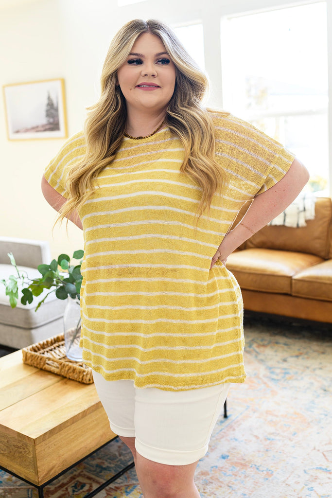 Simply Sweet Striped Top-Womens-Timber Brooke Boutique, Online Women's Fashion Boutique in Amarillo, Texas