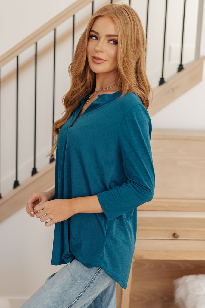 So Outstanding Top in Teal-Womens-Timber Brooke Boutique, Online Women's Fashion Boutique in Amarillo, Texas