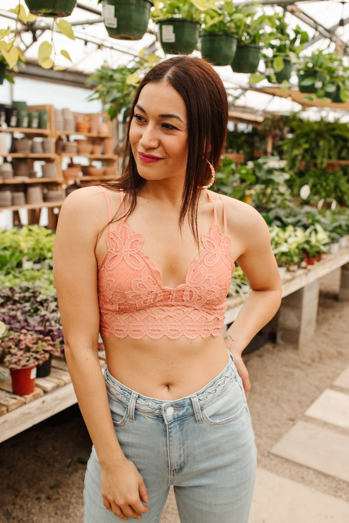 So This is Love Bralette in Coral Haze-Womens-Timber Brooke Boutique, Online Women's Fashion Boutique in Amarillo, Texas