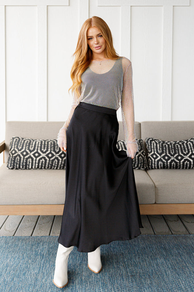 Timeless Tale Maxi Skirt in Black-Womens-Timber Brooke Boutique, Online Women's Fashion Boutique in Amarillo, Texas