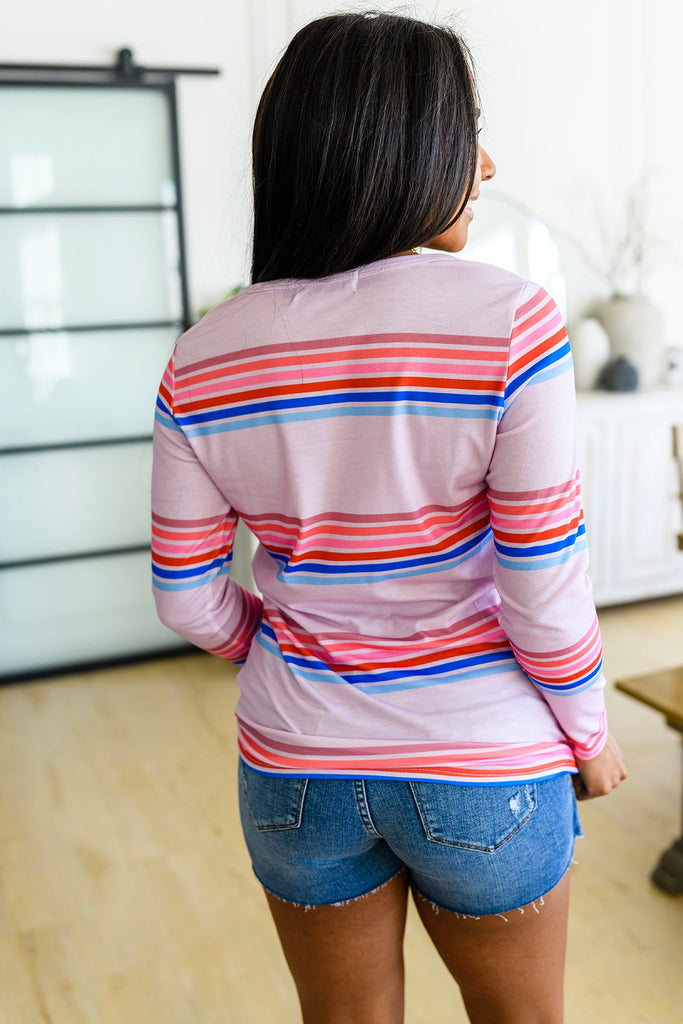 Sweet Like Candy Striped Long Sleeve-Womens-Timber Brooke Boutique, Online Women's Fashion Boutique in Amarillo, Texas