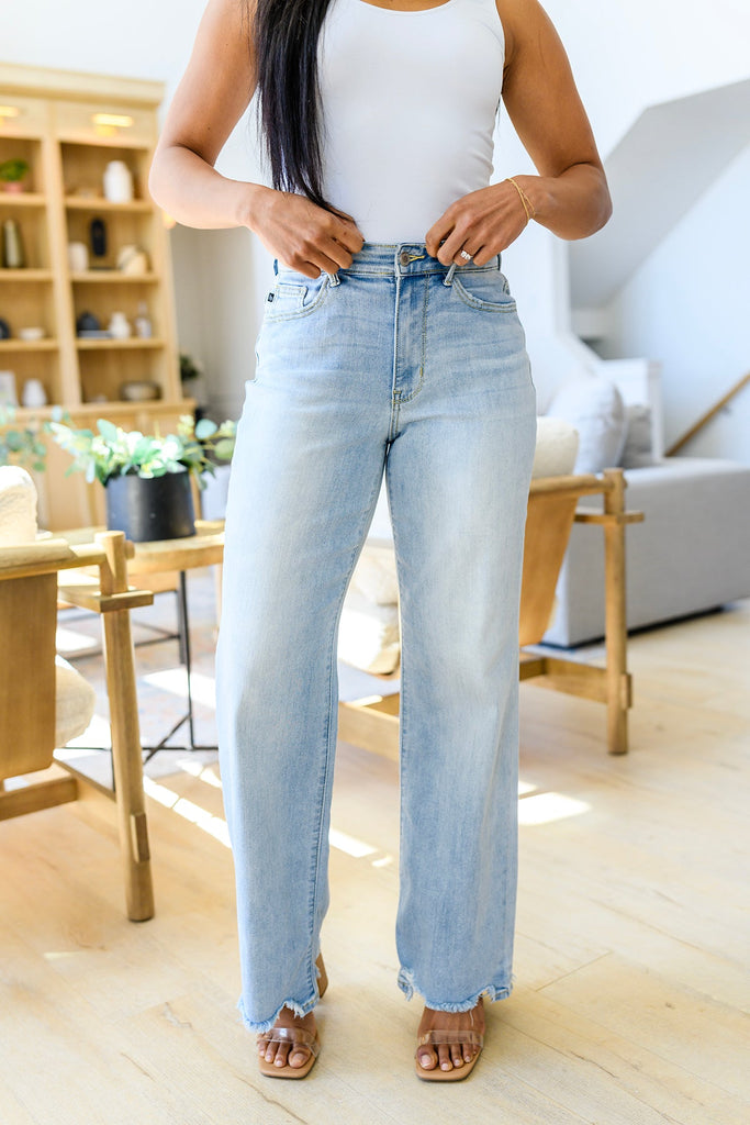 Tate High Rise Straight Jeans-Womens-Timber Brooke Boutique, Online Women's Fashion Boutique in Amarillo, Texas