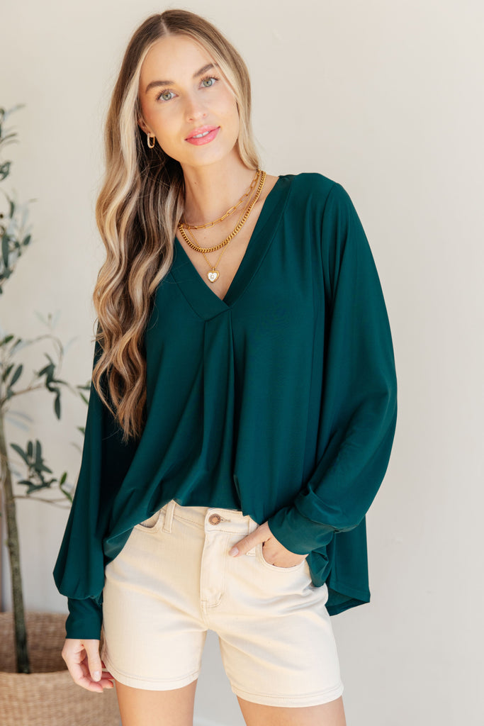 This is Your Song Balloon Sleeve Top-Womens-Timber Brooke Boutique, Online Women's Fashion Boutique in Amarillo, Texas