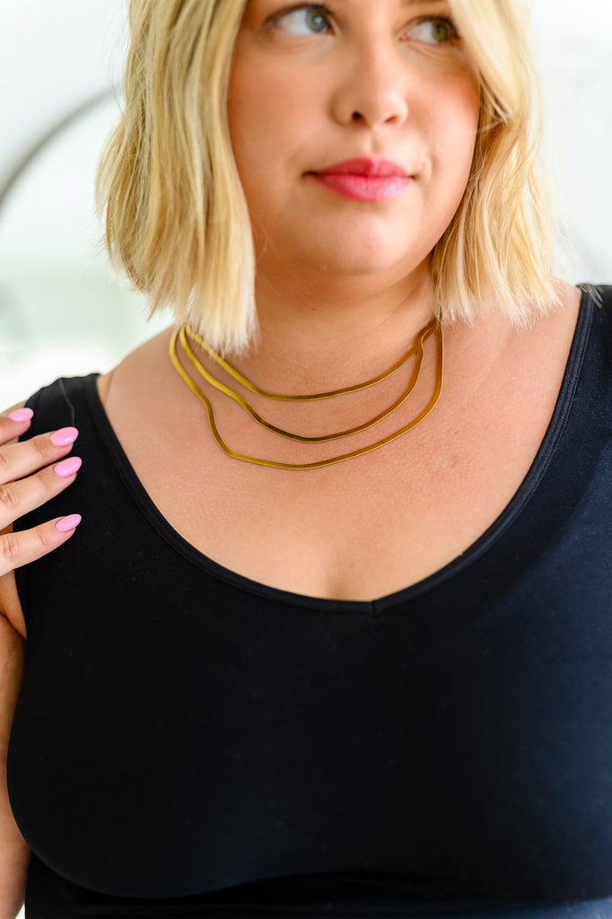 Three is Better Than One Layered Necklace-Womens-Timber Brooke Boutique, Online Women's Fashion Boutique in Amarillo, Texas