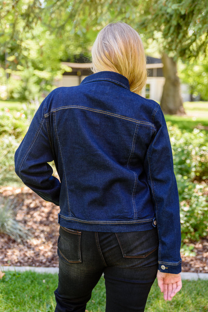 Through It All Denim Jacket-Womens-Timber Brooke Boutique, Online Women's Fashion Boutique in Amarillo, Texas