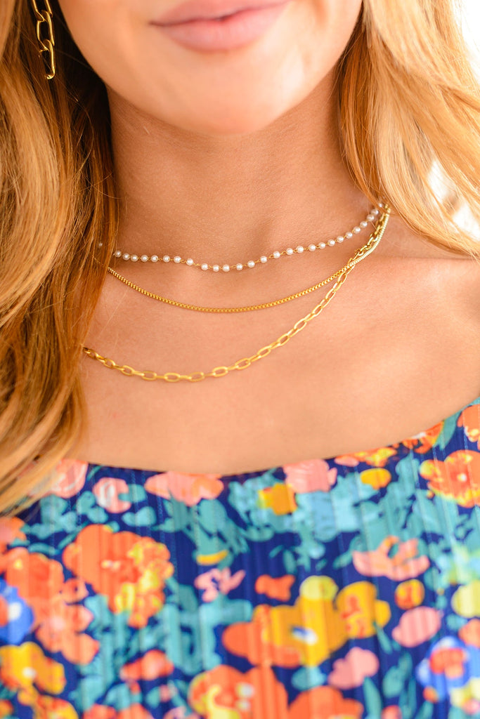 Triple Threat Layered Necklace-Womens-Timber Brooke Boutique, Online Women's Fashion Boutique in Amarillo, Texas