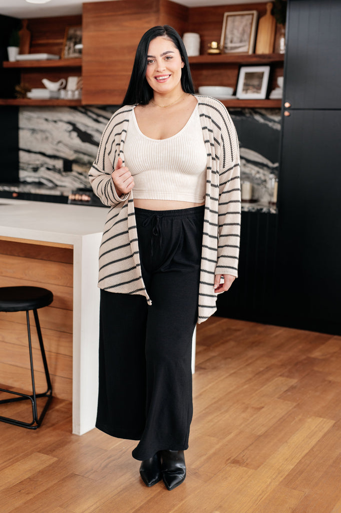 Weekend Adventure Striped Longline Cardigan-Womens-Timber Brooke Boutique, Online Women's Fashion Boutique in Amarillo, Texas