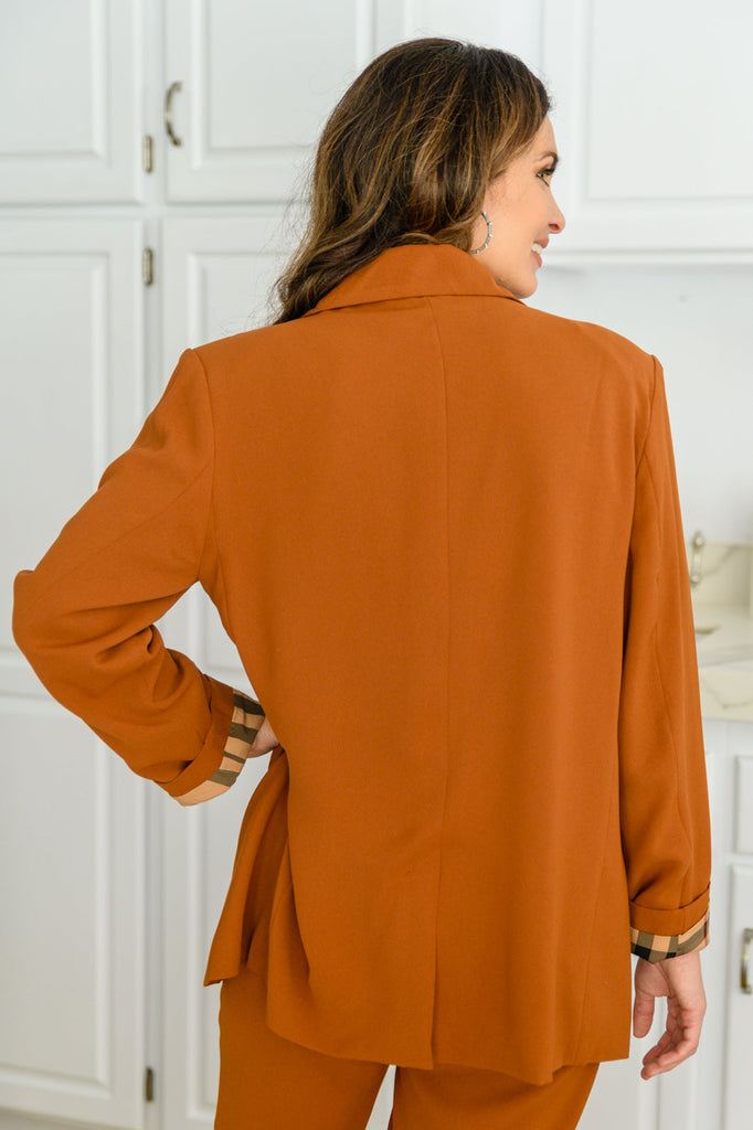 What I Want Classic Blazer In Toffee-Womens-Timber Brooke Boutique, Online Women's Fashion Boutique in Amarillo, Texas