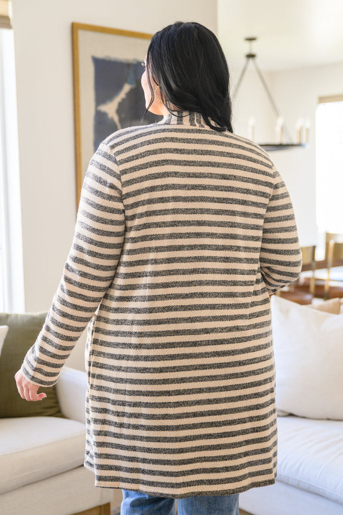 What's Mine Is Yours Striped Cardigan-Womens-Timber Brooke Boutique, Online Women's Fashion Boutique in Amarillo, Texas