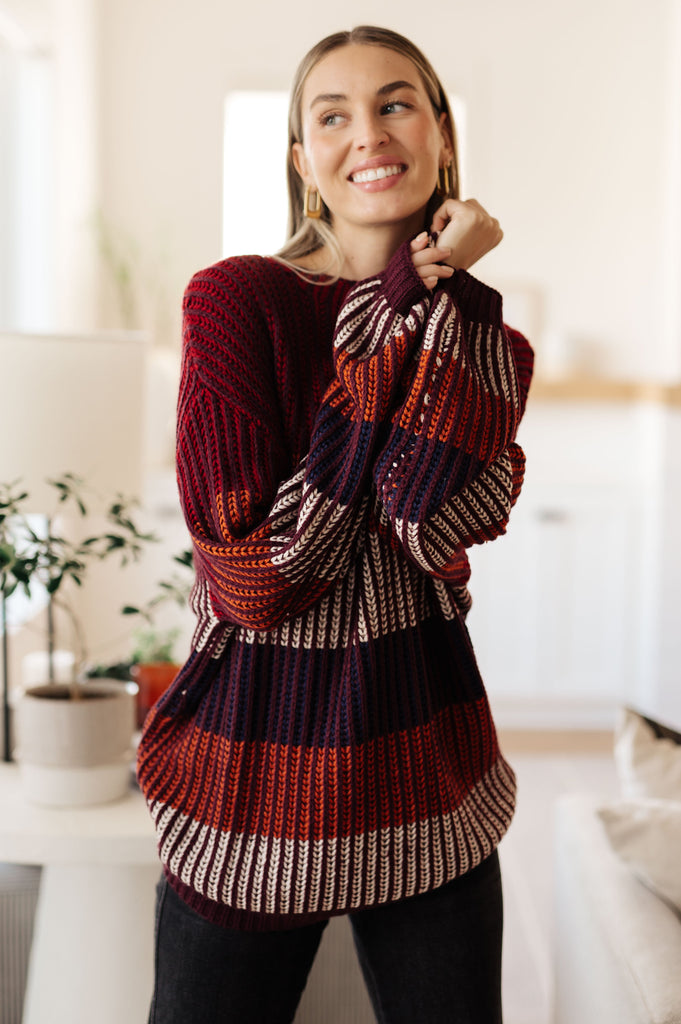 World of Wonder Striped Sweater-Womens-Timber Brooke Boutique, Online Women's Fashion Boutique in Amarillo, Texas