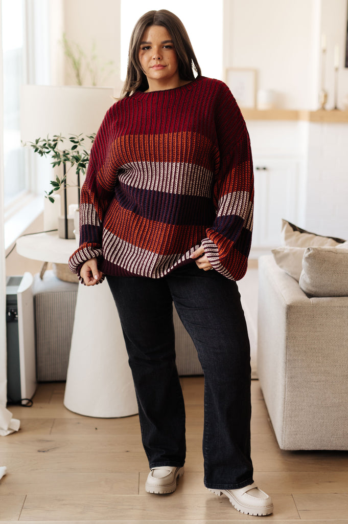 World of Wonder Striped Sweater-Womens-Timber Brooke Boutique, Online Women's Fashion Boutique in Amarillo, Texas