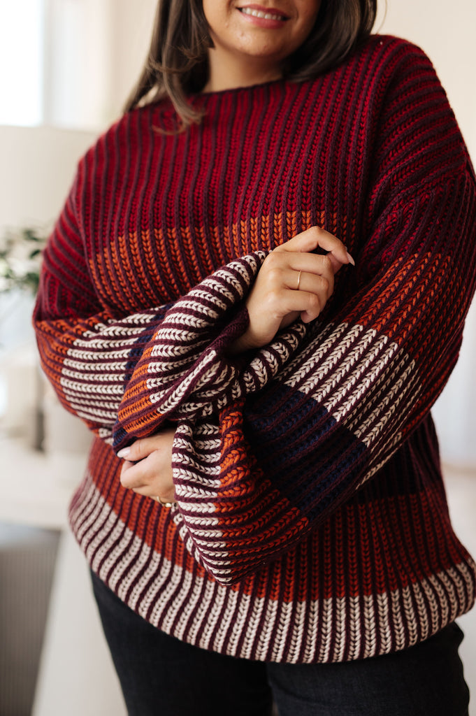 World of Wonder Striped Sweater-Womens-Timber Brooke Boutique, Online Women's Fashion Boutique in Amarillo, Texas