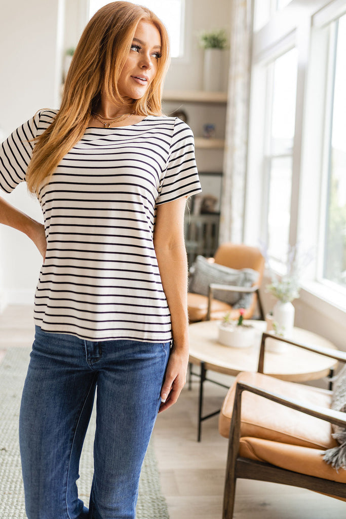 You're My Sweetheart Striped Top-Womens-Timber Brooke Boutique, Online Women's Fashion Boutique in Amarillo, Texas