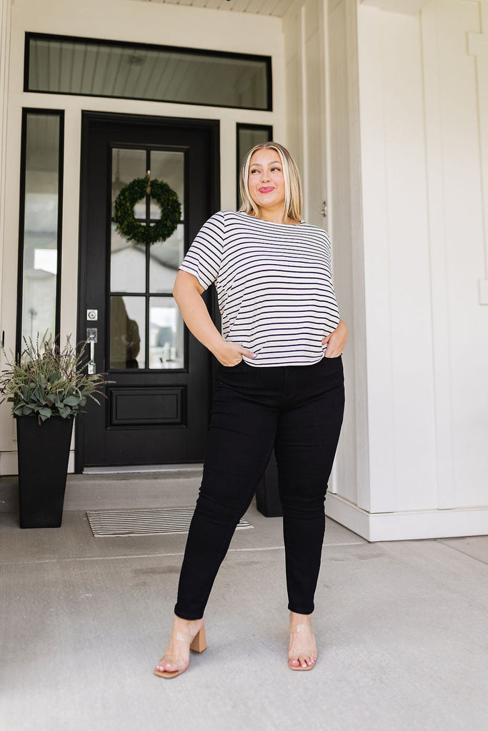 You're My Sweetheart Striped Top-Womens-Timber Brooke Boutique, Online Women's Fashion Boutique in Amarillo, Texas