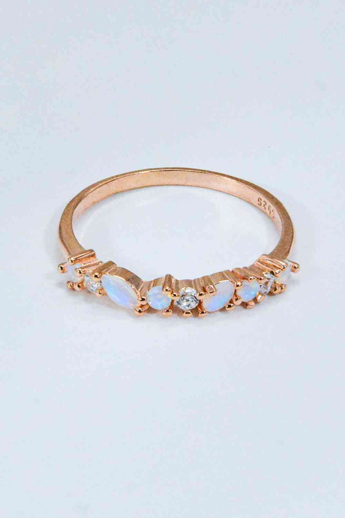 Moonstone and Zircon Decor Ring-Timber Brooke Boutique, Online Women's Fashion Boutique in Amarillo, Texas
