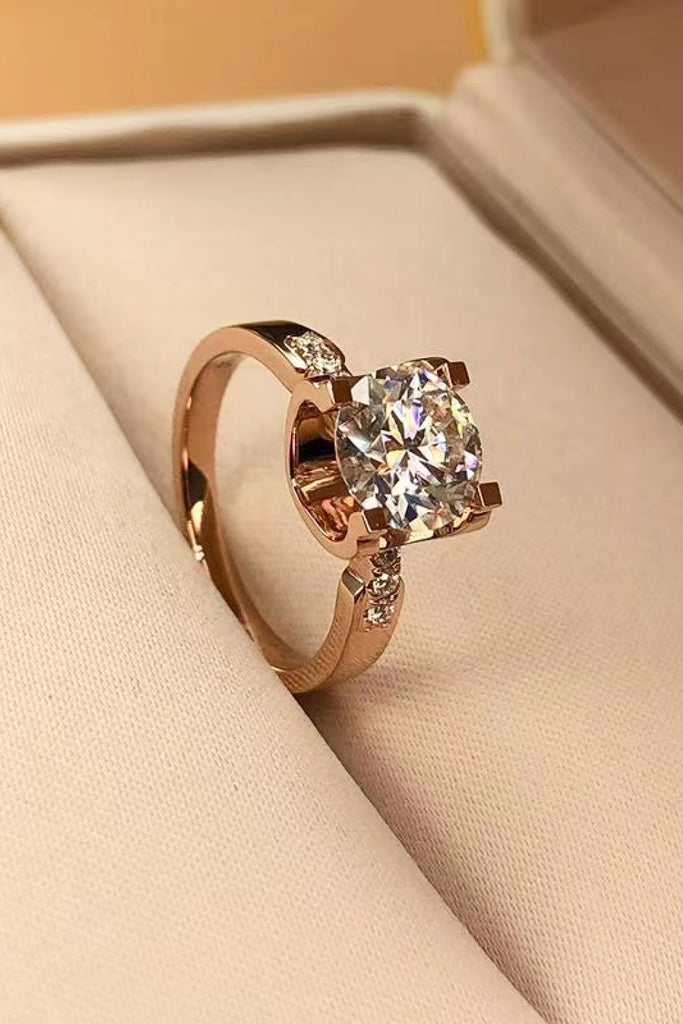 1 Carat Moissanite Ring-Timber Brooke Boutique, Online Women's Fashion Boutique in Amarillo, Texas