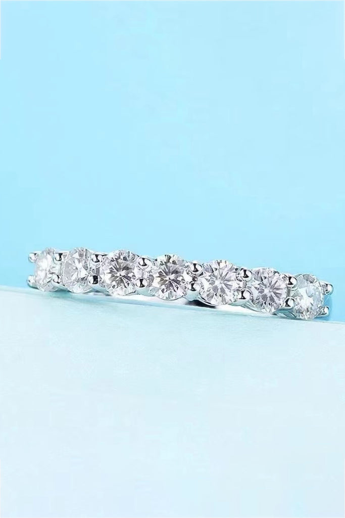 Charming Moissanite 925 Sterling Silver Ring-Timber Brooke Boutique, Online Women's Fashion Boutique in Amarillo, Texas