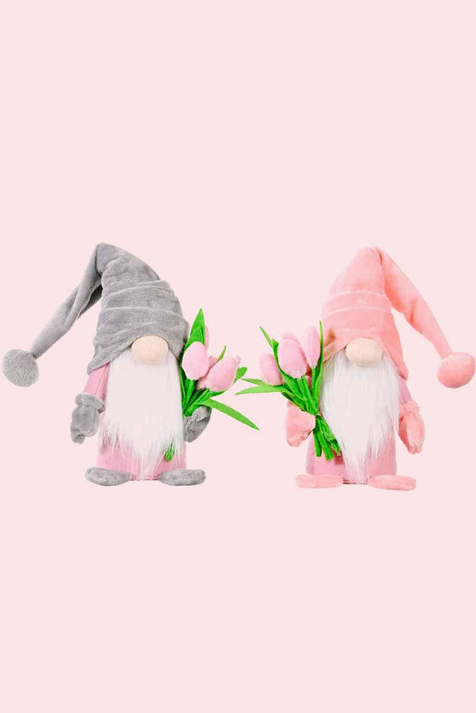 Standing Cute Plush Gnome with Tulip-Timber Brooke Boutique, Online Women's Fashion Boutique in Amarillo, Texas