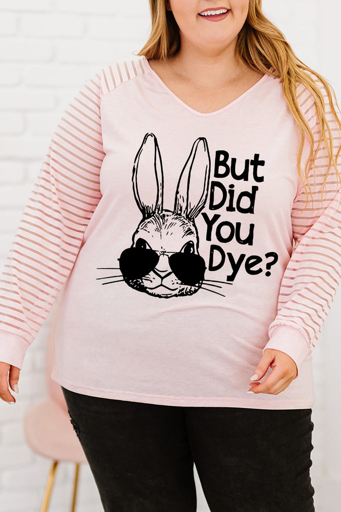 Plus Size BUT DID YOU DYE Graphic Easter Tee-Timber Brooke Boutique, Online Women's Fashion Boutique in Amarillo, Texas