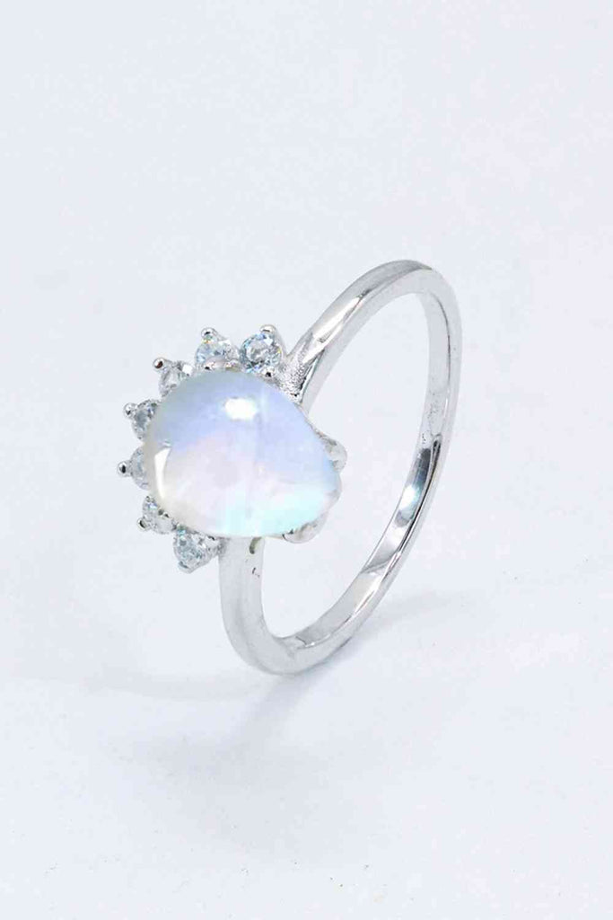 925 Sterling Silver Moonstone Ring-Timber Brooke Boutique, Online Women's Fashion Boutique in Amarillo, Texas