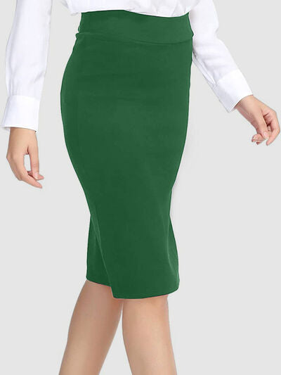 High Waist Wrap Skirt-Timber Brooke Boutique, Online Women's Fashion Boutique in Amarillo, Texas