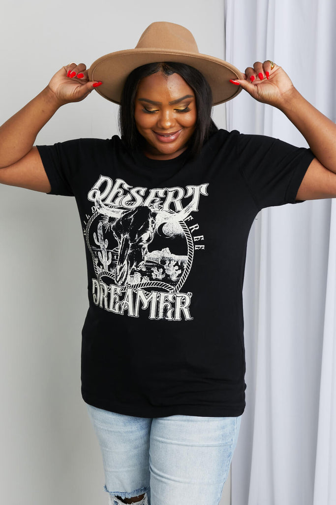 mineB Full Size DESERT DREAMER Graphic Tee-Timber Brooke Boutique, Online Women's Fashion Boutique in Amarillo, Texas