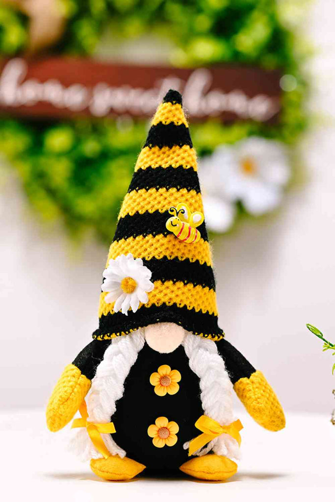Bee and Flower Decor Faceless Gnome-Timber Brooke Boutique, Online Women's Fashion Boutique in Amarillo, Texas