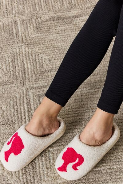 Melody Graphic Cozy Slippers-Timber Brooke Boutique, Online Women's Fashion Boutique in Amarillo, Texas