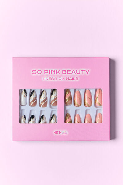 SO PINK BEAUTY Press On Nails 2 Packs-Timber Brooke Boutique, Online Women's Fashion Boutique in Amarillo, Texas