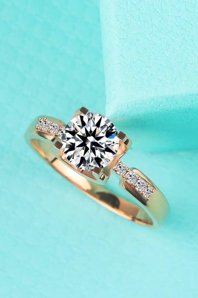 1 Carat Moissanite Ring-Timber Brooke Boutique, Online Women's Fashion Boutique in Amarillo, Texas