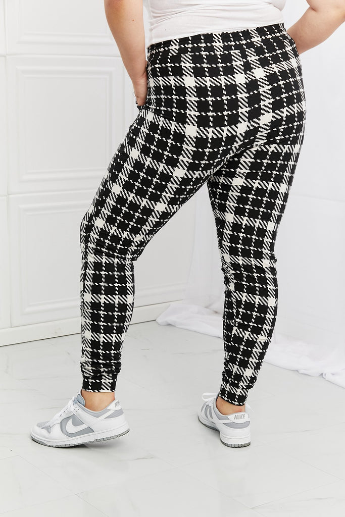 Leggings Depot Stay In Full Size Printed Joggers-Timber Brooke Boutique, Online Women's Fashion Boutique in Amarillo, Texas