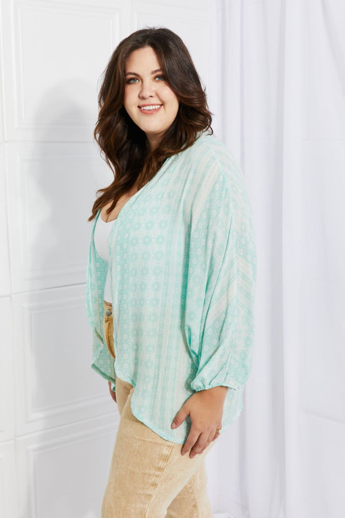 Culture Code Full Size Summer Song Dolman Sleeve Kimono-Timber Brooke Boutique, Online Women's Fashion Boutique in Amarillo, Texas