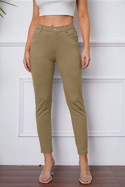 StretchyStitch Pants by Basic Bae-Timber Brooke Boutique, Online Women's Fashion Boutique in Amarillo, Texas