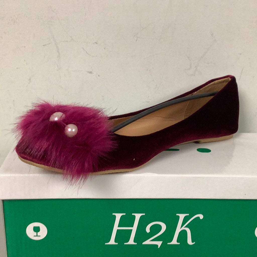 Here's Looking at You Flats in Burgundy-H2K-Timber Brooke Boutique, Online Women's Fashion Boutique in Amarillo, Texas