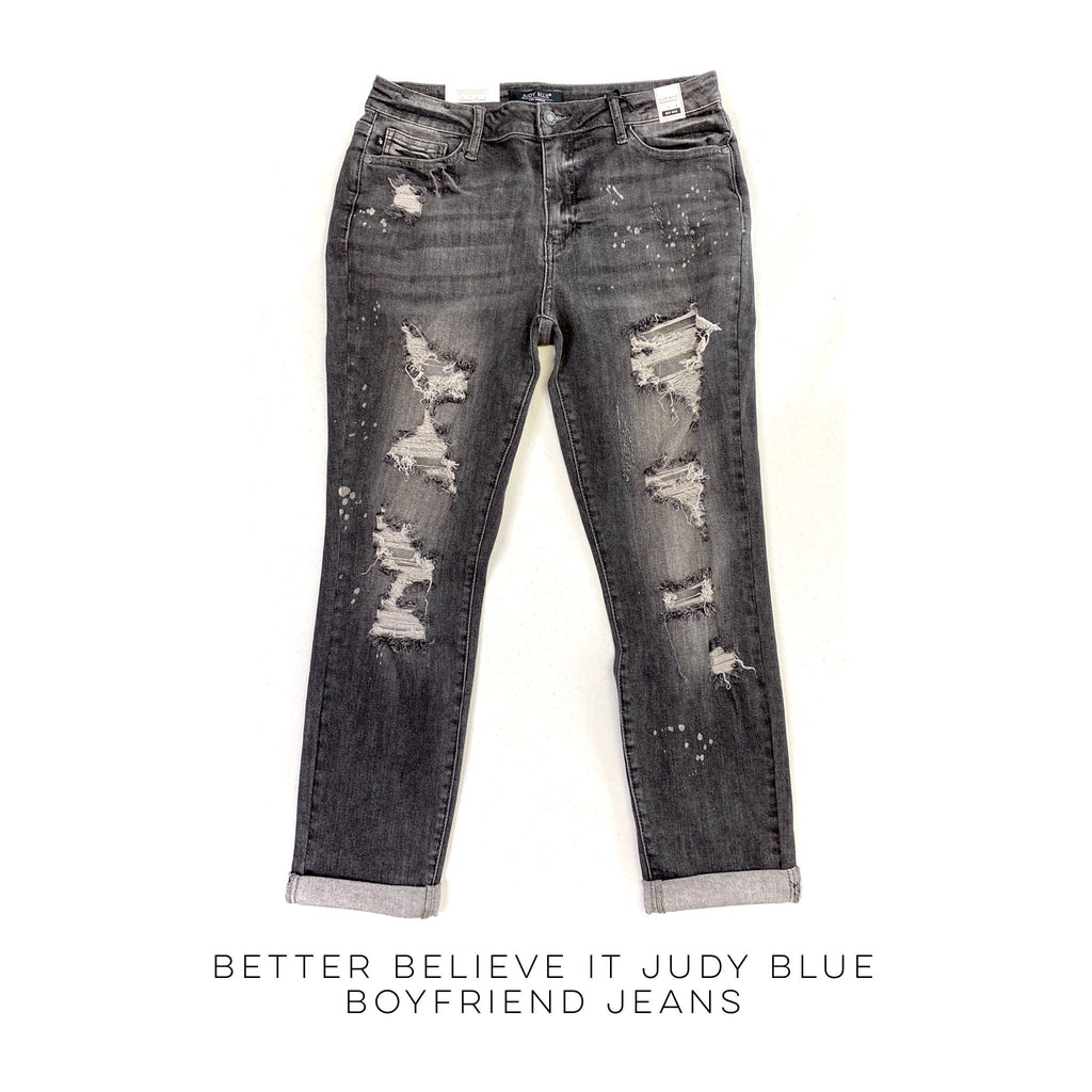 Better Believe It Judy Blue Boyfriend Jeans-judy blue-Timber Brooke Boutique, Online Women's Fashion Boutique in Amarillo, Texas