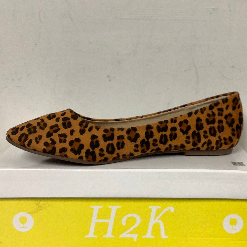 Be My Muse Brown Leopard Flats-H2K-Timber Brooke Boutique, Online Women's Fashion Boutique in Amarillo, Texas